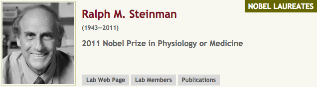 Steinman and the Nobel Prize