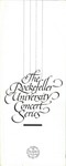 The Rockefeller University Concert Series, 1993-1994 by The Rockefeller University