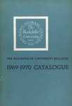 1969-1970 CATALOGUE by The Rockefeller University