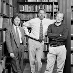 Michel Nussenzweig, Jeffrey Friedman, and Frederick Cross by Robert Reichert