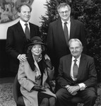Arnold J. Levine, Torsten Wiesel, Brooke Astor, David Rockefeller by Unknown