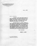 Letter from Herbert Gasser, 1939 by Markus Library
