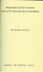 Inquiries into Human Facility and Its Development by Francis Galton