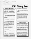 R.U. Library News, 1995. Draft by Library Staff