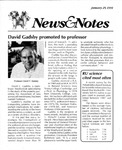 NEWS AND NOTES 1991, JANUARY 25