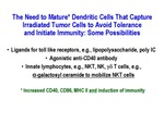 The Need to Mature Dendritic Cells