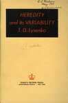 Heredity and Its Variability by T. D. Lysenko
