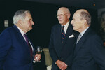 Paul Greengard, David Rockefeller and Richard Furlaud