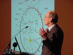 Paul Greengard giving lecture in February 2002