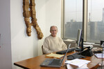 Paul Greengard in His Office in February 2005