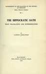 Edelstein, L. The Hippocratic oath by The Rockefeller University