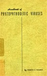 Holmes, F. Handbook of phytopathogenic viruses by The Rockefeller University