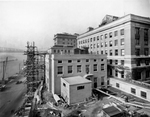 Welch Hall construction by The Rockefeller Archive Center