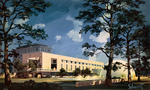 Drawing of Abby Aldrich Rockefeller Hall by The Rockefeller Archive Center
